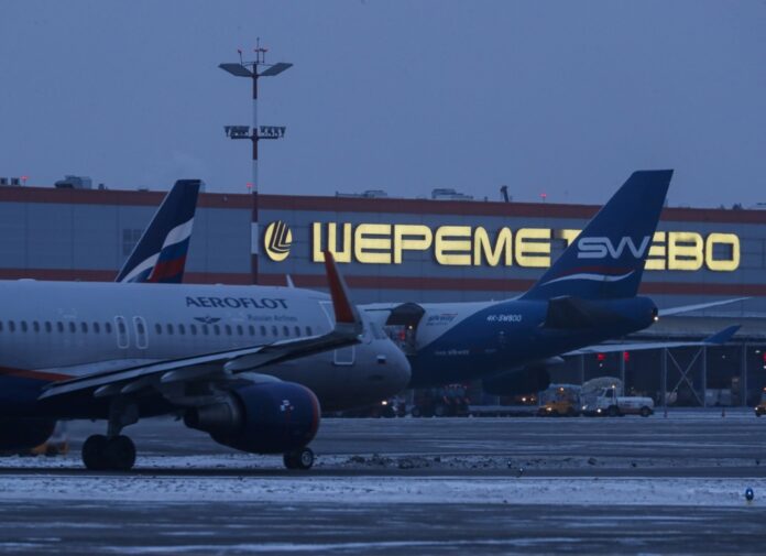 Sheremetyevo International Airport in Moscow