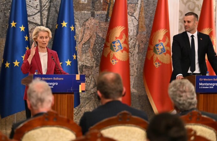 EU Commission President Ursula von der Leyen visits Montenegro