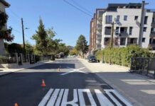 Успорувачи на брзината на улицата „Воин Драшкоци“