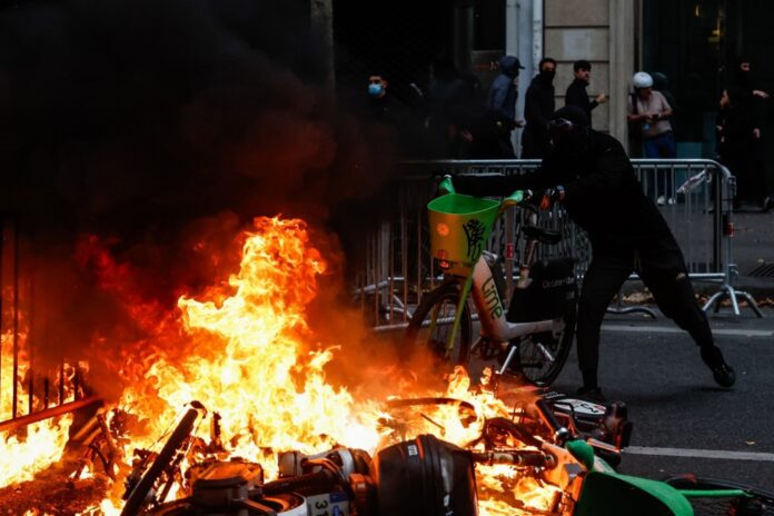 Nationwide protest against the high cost of living in France