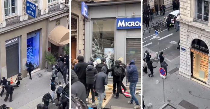 francija protesti krazbi x foto