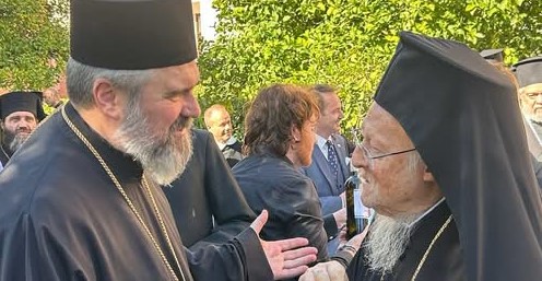 Митрополитот Дебарско-кичевски Георгиј се сретна со вселенскиот патријарх Вартоломеј