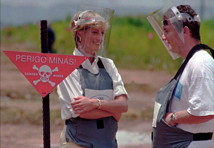 Lady Diana in Angola