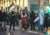 „Италија надвор од војната“: Стотици демонстранти маршираат низ Рим со палестински, кубански и либански знамиња