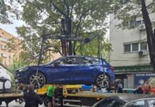 За една недела подигнати 135 непрописно паркирани возила во Центар