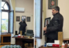 Портретот на Вучиќ отстранет од кабинетот на градоначалникот на Крагуевац/ВИДЕО