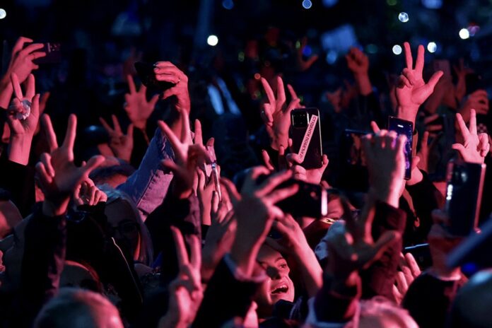 'Student List' pre-election rally in Belgrade