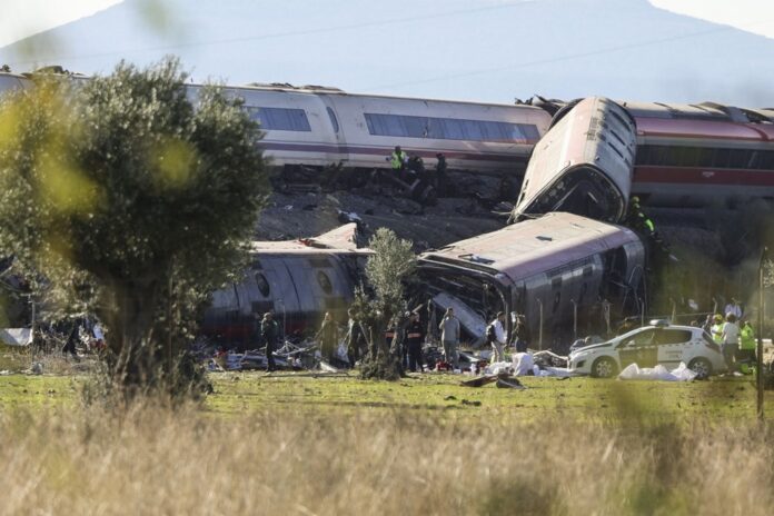 Two high-speed trains collide in Southern Spain
