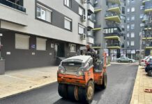 Асфалтиран дел од улицата „Маџир Маало“