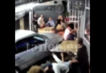 „Жардиниерите ни го спасија животот“: Пијан возач се заби во полна таверна во Солун, тројца повредени/ВИДЕО